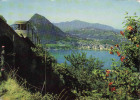 Swiss-Lugano, Funiculaire E Vista Del Monte Bré, Circule 1966 - Funicular Railway