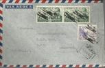 BARCELONA CC CORREO AEREO SELLOS LA CIERVA Y VICTIMAS DE GUERRA MAT 1950 DE LA CAJA POSTAL - Briefe U. Dokumente