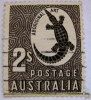 Australia 1948 Aboriginal Art Crocodile 2s Used - Oblitérés