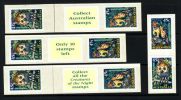 AUSTRALIA 1997 CREATURES OF NIGHT  MNH PEEL & STICK STAMPS FROM COLLECTORS PACK - Ungebraucht