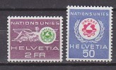 PGL - SWITZERLAND SERVICE Yv N°434/35 ** - Dienstzegels