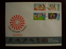 KUT 1972 MUNICH OLYMPICS Issue FULL SET FOUR STAMPS To 2/50 On FDC. - Kenya, Ouganda & Tanzanie