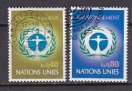 H0403 - ONU UNO GENEVE N°25/26 ENVIRONMENT - Used Stamps