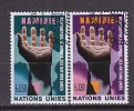 H0420 - ONU UNO GENEVE N°52/53 NAMIBIE - Usati