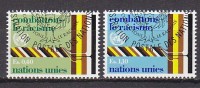 H0428 - ONU UNO GENEVE N°68/69 RACISME - Usados