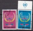 H0437 - ONU UNO GENEVE N°86/87 JUSTICE - Usados