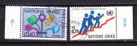 H0514 - ONU UNO GENEVE Yv N°94/95 ECONOMIE - Oblitérés