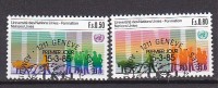 H0530 - ONU UNO GENEVE Yv N°129/30 UNIVERSITE' - Used Stamps