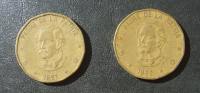 Republica Dominicana , 1 PESO 1991 - 1992 - Dominicaine