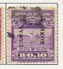 P734.-.PANAMA- CANAL ZONE.-.1921 .-. SC # : 63 - USED  .-. MUNICIPAL BUILDING - Zona Del Canale / Canal Zone