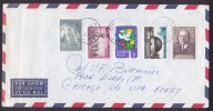 Belgium Airmail Par Avion Luchtpost Mult Franked 1974 Cover To CHICAGO United States - Other & Unclassified
