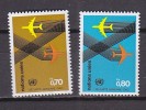 H0501 - UNO ONU GENEVE N°76/77 ** ICAO - Unused Stamps
