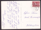 Denmark PPC Christmas Card Deluxe Bureau Ambulant Train Cancel FREDERICIA (TAULOV) 1977 Card SCARCE (2 Scans) - Lettres & Documents