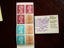 GB BOOKLETS 1984 Folded ORCHID SERIES" COVER Design No.1 And Type FB27. - Booklets