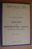 PAU/65 Facoltà Di Lettere E Filosofia - Università Di Torino - Rostagni LEZIONI DI LETTERATURA LATINA 1948 - Clásicos