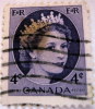 Canada 1954 Queen Elizabeth II 4c - Used - Gebruikt