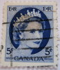 Canada 1954 Queen Elizabeth II 5c - Used - Oblitérés