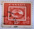 Canada 1951 Centenary Of First Postage Stamp In Canada 15c - Used - Oblitérés