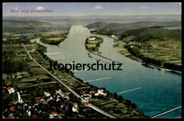 ALTE POSTKARTE BLICK VOM DRACHENFELS Bei Bonn Königswinter Heliorkolorkarte Von Ottmar Zieher Cpa Postcard Ansichtskarte - Drachenfels