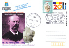 International Year Of Chemestry,P.Poni Chemist, Physicist And Mineralogist,card Oblit.concordante 2011Turda Romania - Química