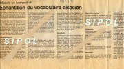 Article De Journal  Alsace Ou DNA? Du 13/2/1979 Echantillon Du Dialecte Alsacien  " Kritzwis Un Iwerzwarch"  BE - Alsace