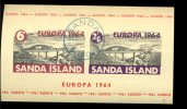 SANDA ISLAND EUROPA 1964 Ø  Bloc 2e Emission   Bridge Pont Brug - Local Issues