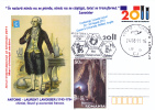 International Year Of Chemestry,chemist Antoine-Laurent Lavoisier French Philosopher,card Oblit.concordante 2011 Romania - Chemistry