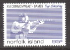 Norfolk Island, Commonwelth Games, Trap Shooting, MNH, Sports - Shooting (Weapons)