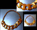 Ancien Tour De Cou Collier En Ambre / Vintage Russian Amber Necklace - Colliers/Chaînes