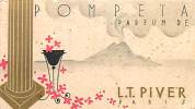 CARTE PARFUMEE , LT . PIVER , POMPEIA , Calendrier 1931 , * 126 25 - Anciennes (jusque 1960)