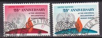 H0147 - ONU UNO NEW YORK N°235/36 - Used Stamps
