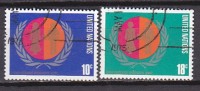 H0154 - ONU NEW YORK N°251/52 - Gebruikt