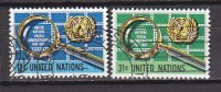 H0162 - ONU UNO NEW YORK N°269/70 - Used Stamps