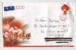 Mailed Cover (letter) With Printed Stamp New Year 2011  From China To Bulgaria - Briefe U. Dokumente