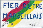 TABLEAU 739 740 PEINTURE  FOOT FOOTBALL OM OLYMPIQUE DE MARSEILLE MARCEL DIB - Other & Unclassified