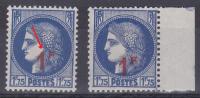 FRANCE  VARIETE   N° YVERT   486  TYPE CERES  NEUFS LUXE - Unused Stamps