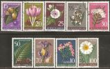 Yugoslavia 1957 Mi# 812-820 Used - Medicinal Plants - Usati