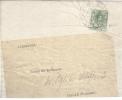 ALFONSO XIII MEDALLON 20 CTS  VERDE   FRAGMENTO FAJA DE PRENSA A ALEMANIA MAT MADRID - Storia Postale