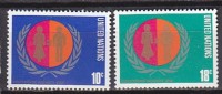H0212 - ONU UNO NEW YORK N°251/52 ** ANNEE DE LA FEMME - Unused Stamps