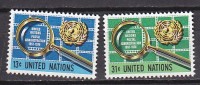 H0218 - ONU UNO NEW YORK N°269/70 ** LA POSTE - Unused Stamps