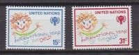 H0231 - ONU UNO NEW YORK N°302/03 ** ENFANCE - Ongebruikt