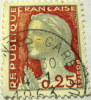 France 1960 Marianne 25c- Used - 1960 Marianne Of Decaris
