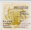 Driving Without A Ticket. Fine Ticket Lithuania 1996 - Europa