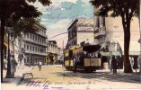 AK Straßenbahn TRAM TUNIS  RUE AL- DJAZIRA  OLD POSTCARD 1912 - Strassenbahnen