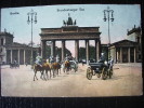 BERLIN - Brandenburger Tor - Militäre Auf Pferde - Feldpost - 1916 - Stempel Polzin - Lot 91 - Porta Di Brandeburgo
