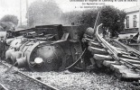 Carte ( Réproduction ) Déraillement De L´Express De Cherbourg En Gare De BERNAY Le 10-9-1910 - Rampen