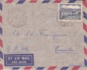 ALINDAO - T.S.F. - P&T - OUBANGUI - 1956 - Afrique,colonies Francaises,avion,lettre - Andere & Zonder Classificatie