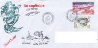 TAAF ENV PORT AUX FRANCAIS 26/10/2002 3 CACHETS SIRENE NAVIRE LA CURIEUSE DAUPHIN - Unused Stamps