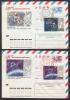 Russia USSR 1972 Space 15 Years Of Cosmic Era FDC 6 Covers - Brieven En Documenten