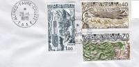 TAAF ENV ALFRED FAURE CROZET  26/1/1978 TIMBRES N° 68  69  70 - Unused Stamps